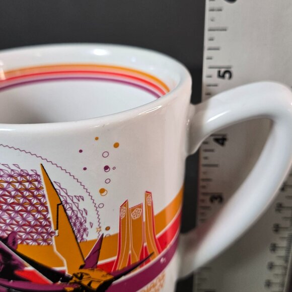 Guardians Of The Galaxy Marvel Ceramic Pedestal Mug 12 Oz Retro Groot Epcot - Picture 7 of 8